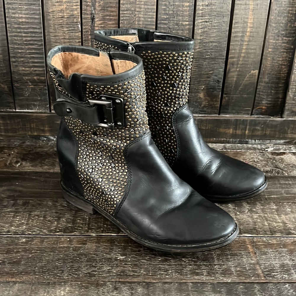 HOUSE of Harlow 1960 Leather Biker Boot size 38 Colin